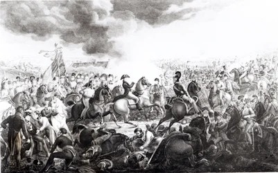 Wellington à la bataille de Waterloo, 18 juin 1815
